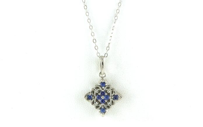 content/products/Kite Filigree Cluster Montana Yogo Sapphire Necklace in Sterling Silver (0.38cts TWT)