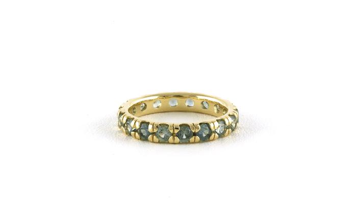 content/products/Prong-set Eternity-style Green Montana Sapphire Ring in Yellow Gold (2.28cts TWT)