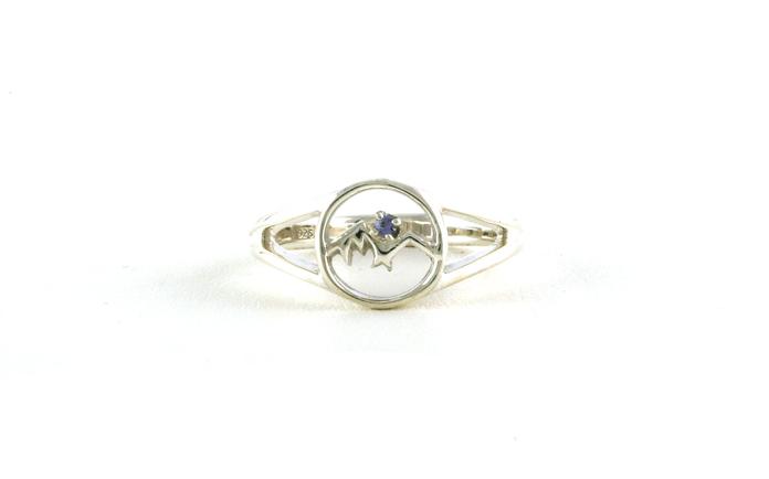 content/products/Circle Mountain Ridgeline Montana Yogo Sapphire Ring in Sterling Silver (0.03cts)