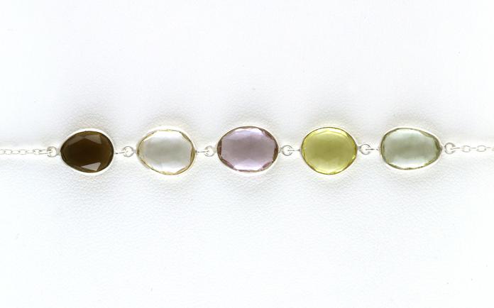 content/products/5-Stone Quartz Station Bracelet in Sterling Silver