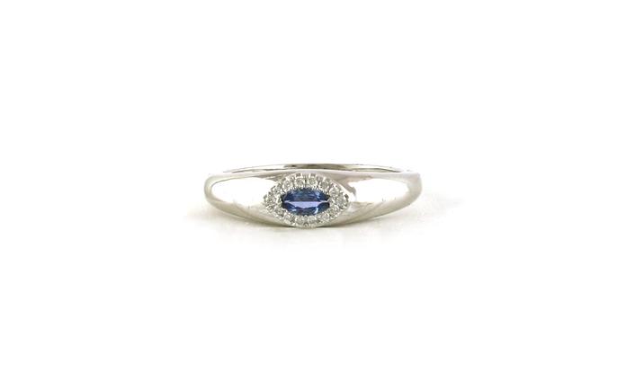 content/products/Halo-style Sideways Marquise-cut Montana Yogo Sapphire and Diamond Ring in White Gold (0.26cts TWT)