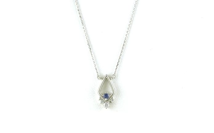 content/products/Elongated Kite Montana Yogo Sapphire and Diamond Necklace in White Gold (0.11cts TWT)