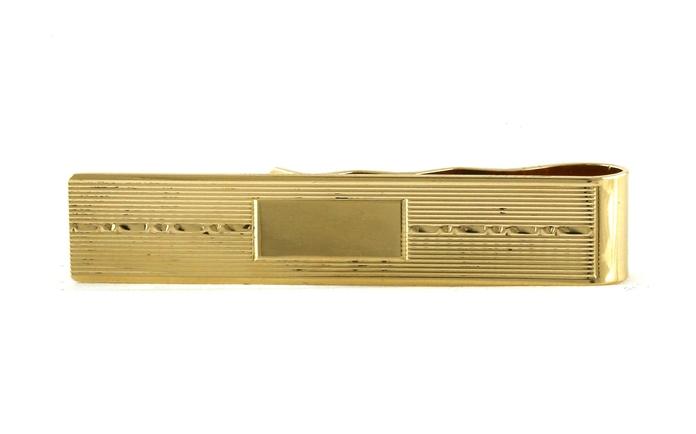 content/products/Estate Piece: Textured Tie Bar in Yellow Gold
