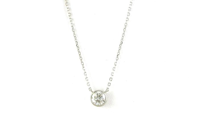 content/products/Bezel-set Diamond Split Chain Necklace in White Gold (1.25cts TWT)