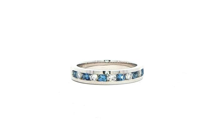 content/products/11-Stone Alternating Montana Yogo Sapphire and Diamond Channel-Set Ring in White Gold (0.61cts TWT)