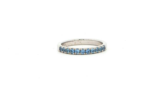content/products/11-Stone U-Cup Montana Yogo Sapphire Ring in White Gold (0.36cts TWT)